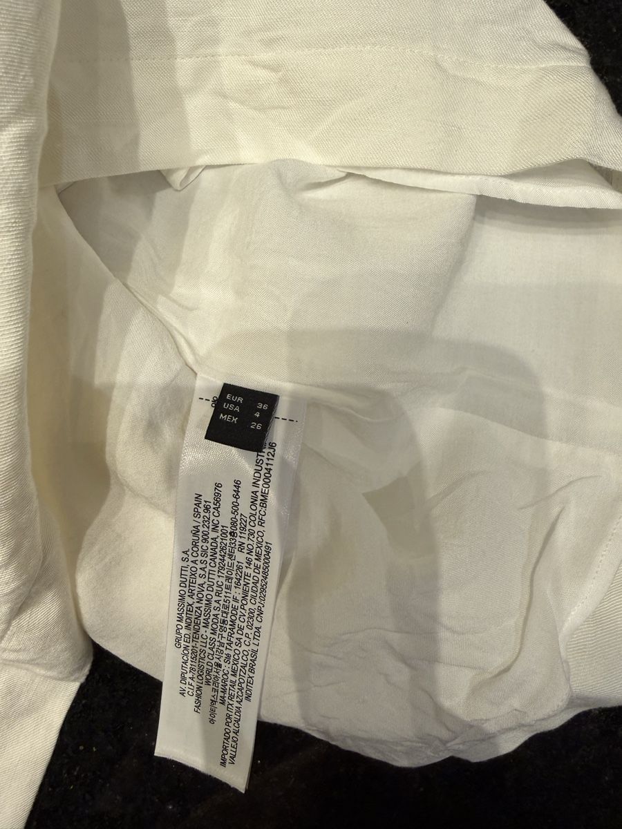 Massimo Dutti Robes: Weisses Leinenkleid von Massimo Dutti – Neuf (Voir description) à St.Gallen par vivi___ 4
