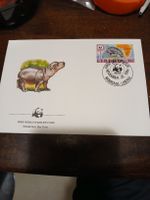Rare: Enveloppe 1er jour WWF Libéria - Hippo 1984!