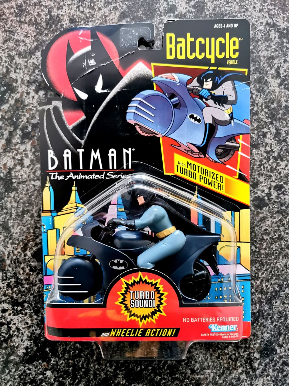 Figuren: Batcycle 1992 Action Figur Batman The Animated Series – Neu und originalverpackt aus Rorschach von Actionvintage789