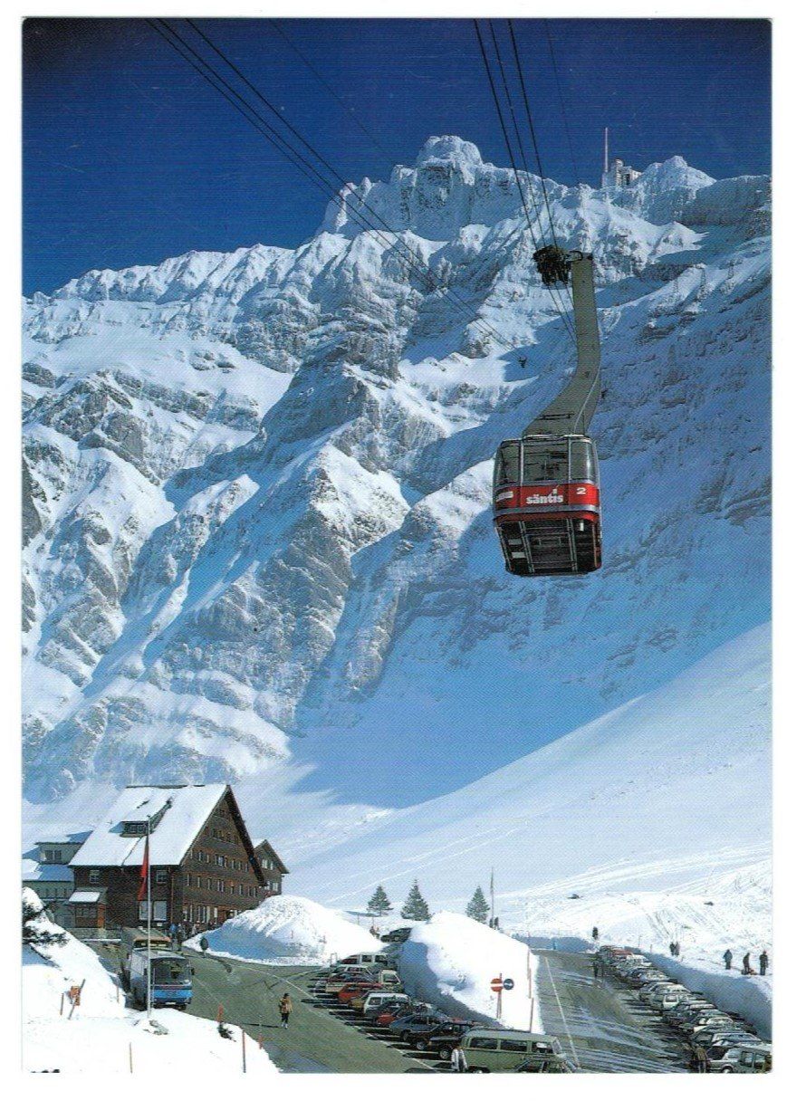 Ansichtskarten: AK Säntis Luftseilbahn – Gebraucht aus Zürich von Tolima194