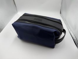 DIOR Kosmetiktasche dunkelblau Leder Reissverschluss gute...