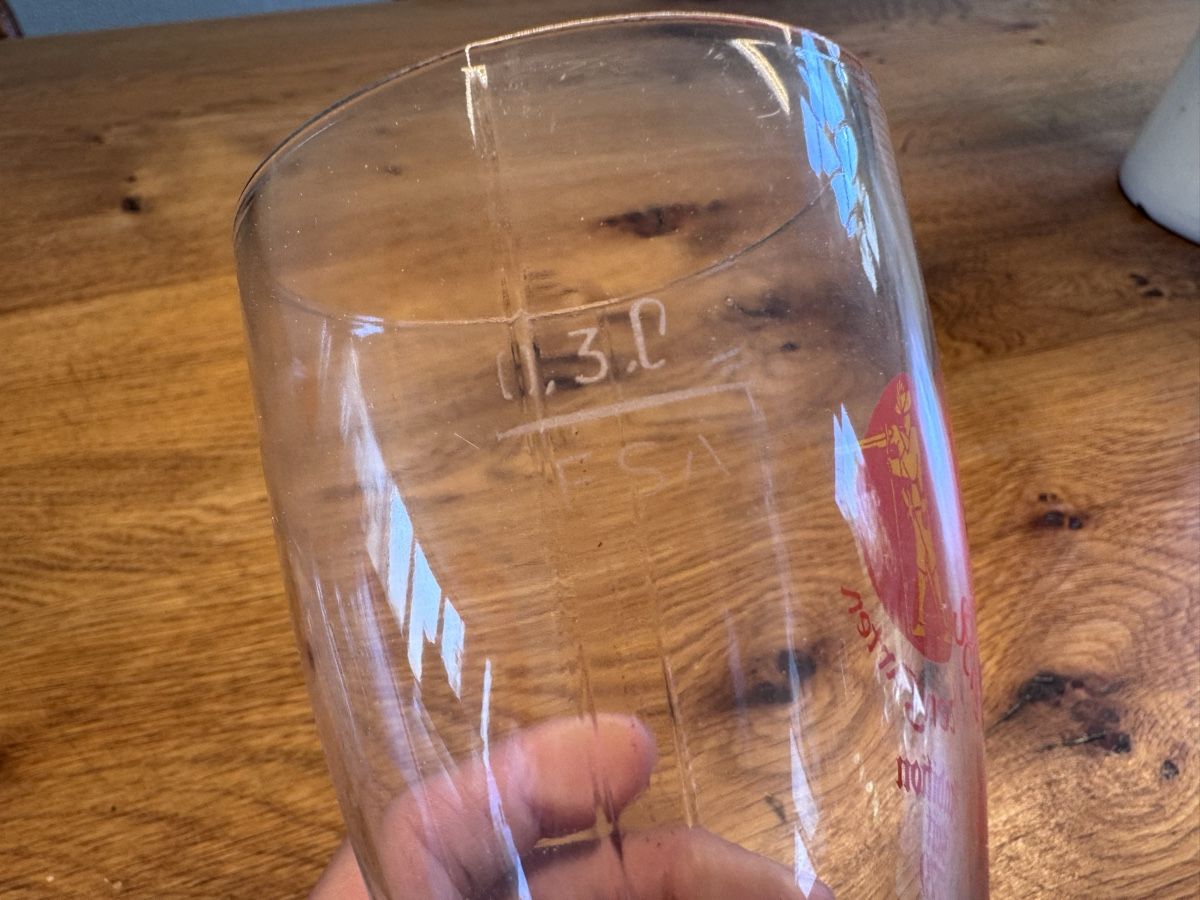 Bicchieri: 6 Schützenglas Stiefel Bierglas – Usato da Niederbüren venduto da Oetschli 1