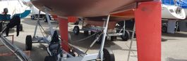 Bootsanhänger für Segelboot/ Remorque pour bateaux à Voile