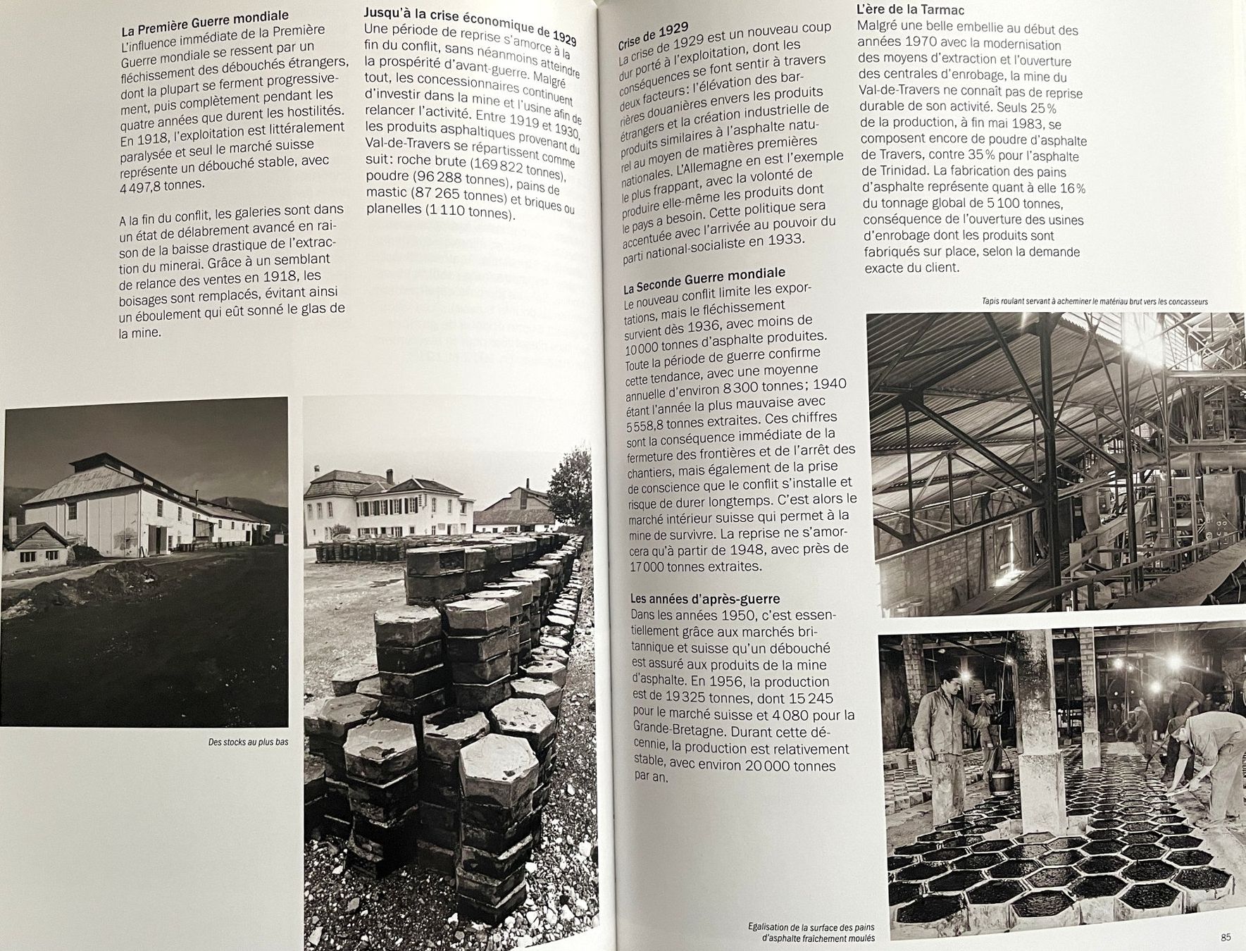 Libri: Les mines d'asphalte de la Presta - Val-de-Travers – Usato da Savagnier venduto da Ne2065 8