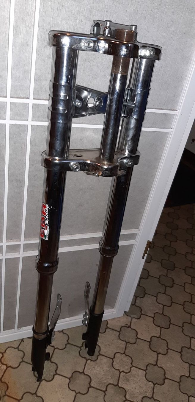 Forchette: Gabel Puch Maxi EBR Lang 69cm Chrom Neu – Nuovo (secondo la descrizione) da Triesenberg venduto da ELFINCO 1