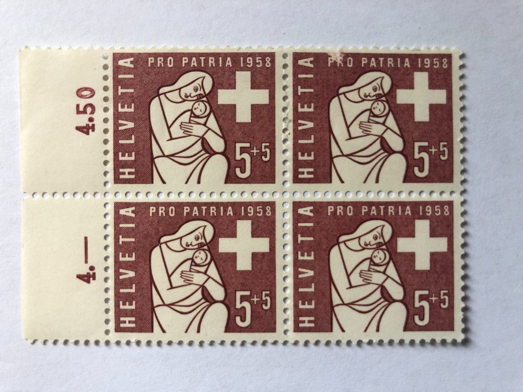 Tutti i francobolli: 1958 PP postfrisch 4er Block – Nuovo (secondo la descrizione) da Hefenhofen venduto da Bierinder