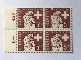 1958 PP postfrisch 4er Block