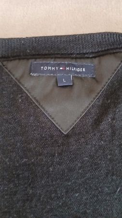 TOMMY HILFIGER DAMEN PULI GRÖSSE. L SCHWARZ
