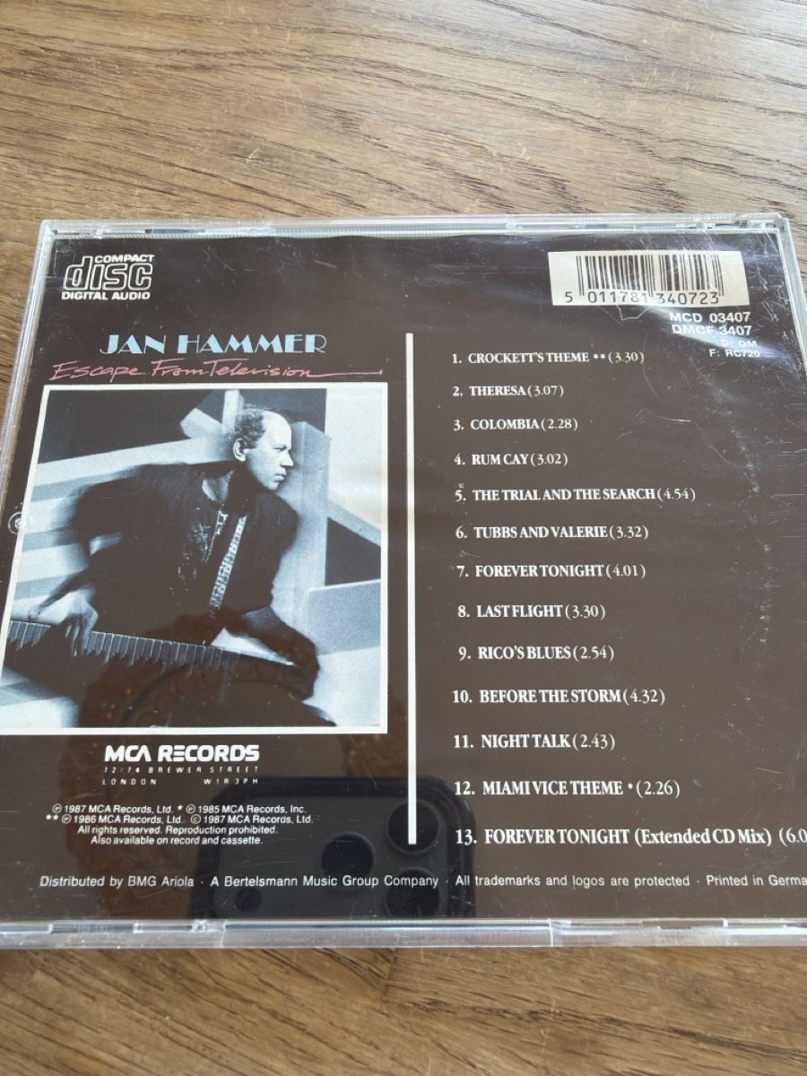 CD: Jan Hammer CD – Usato da Lugano venduto da bad_2t9b 2