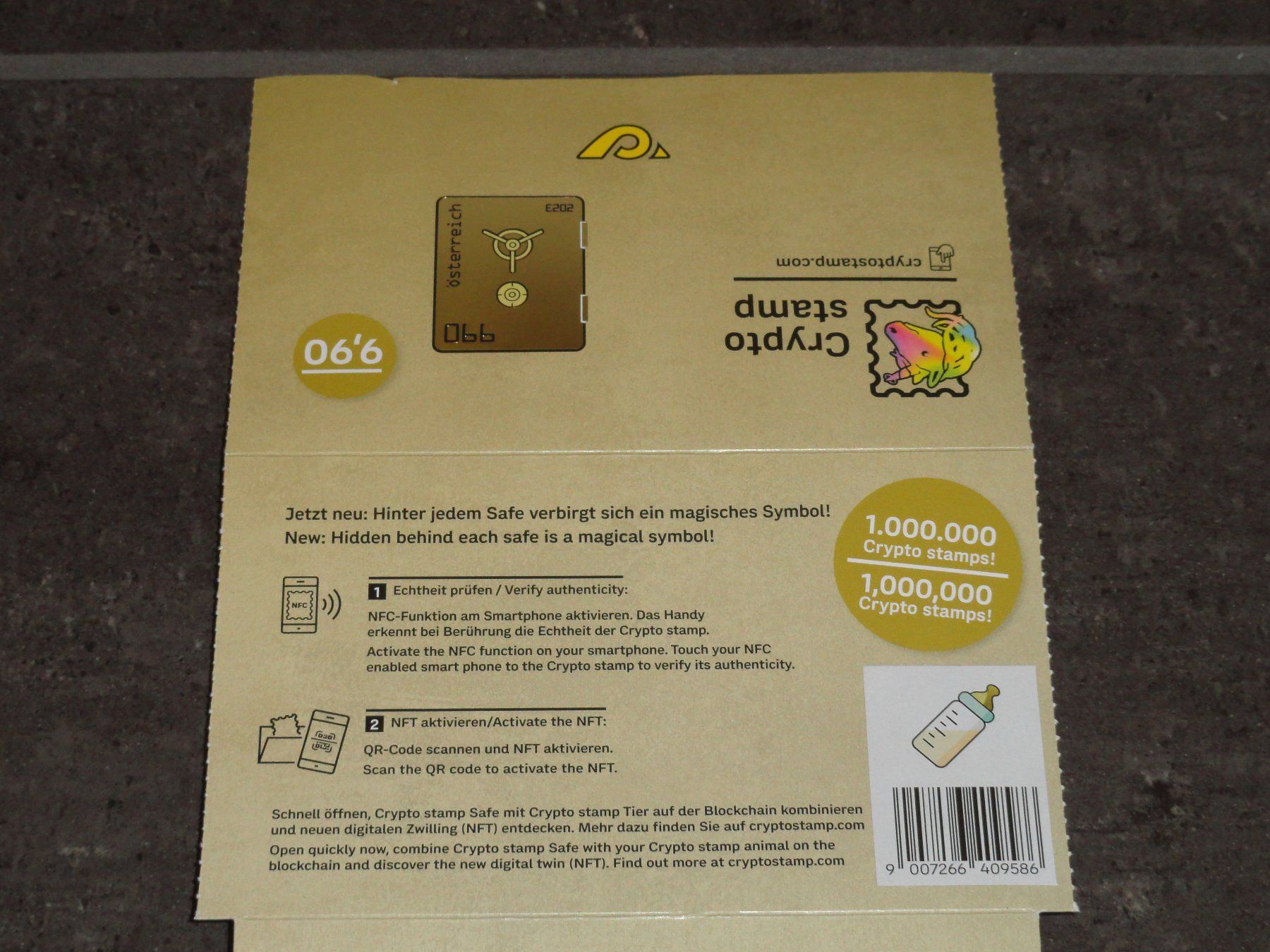 Tous les timbres: GESTEMPELTE Crypto Stamp 5.0 Safe: SCHNULLER – Neuf (Voir description) à Dagmersellen par dribbeldrago10 7