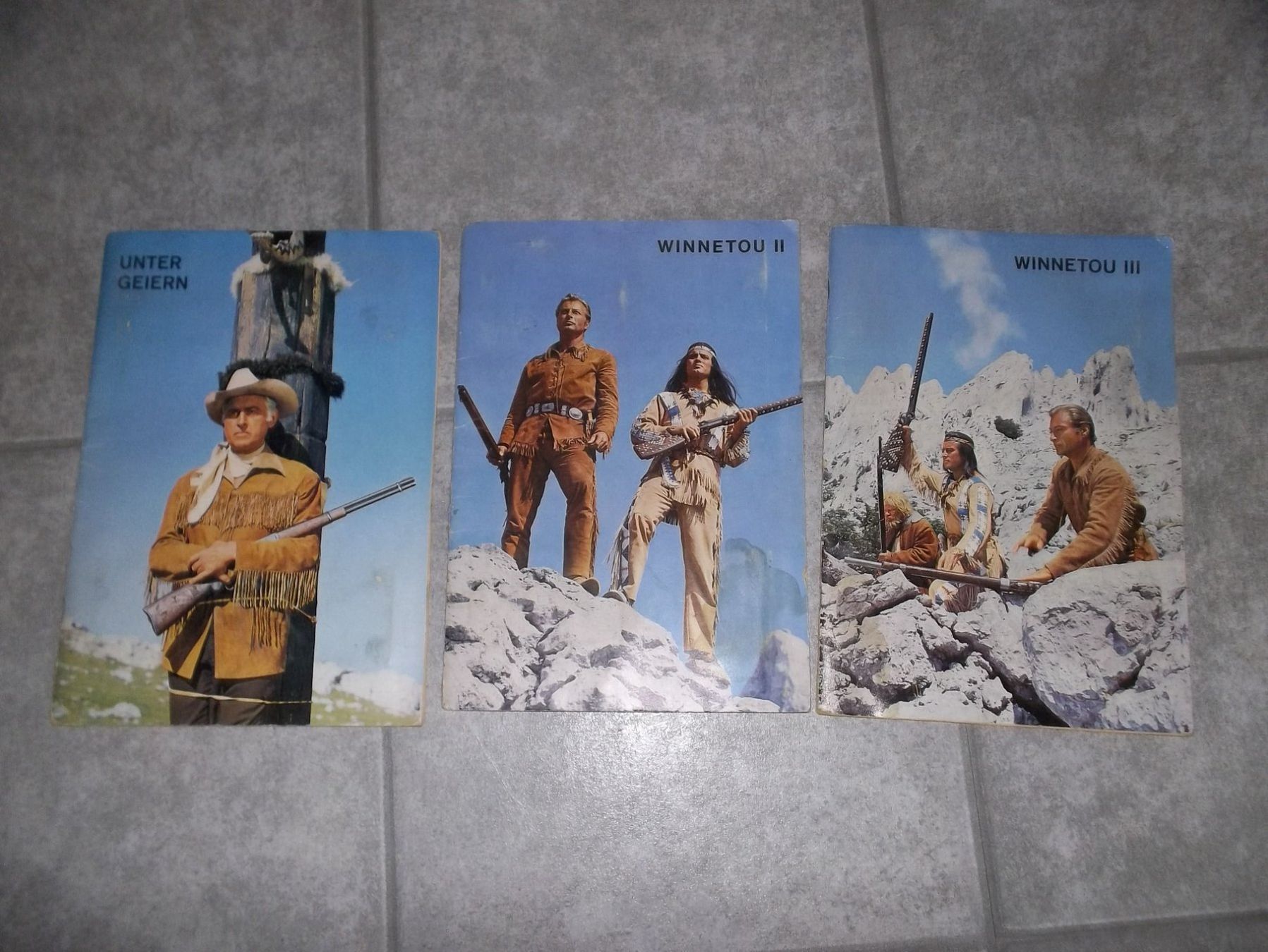 Riviste & Magazine: 3 Hefte Winnetou II, III & Unter Geiern – Usato da Kaltbrunn venduto da Cindy99