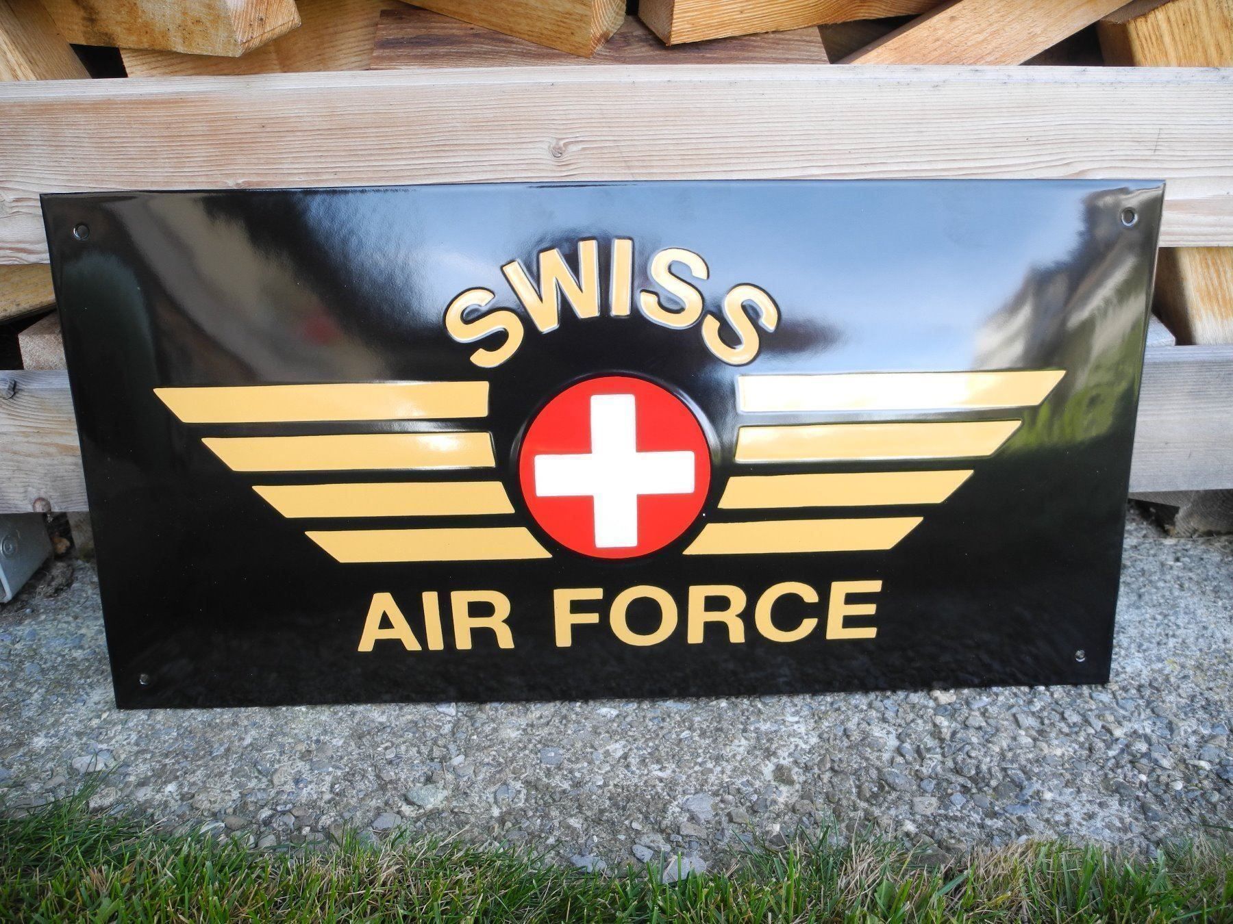 Schilder: SWISS AIR FORCE EMAILSCHILD – Neu (gemäss Beschreibung) aus Reinach AG von Huckleberrysix 4