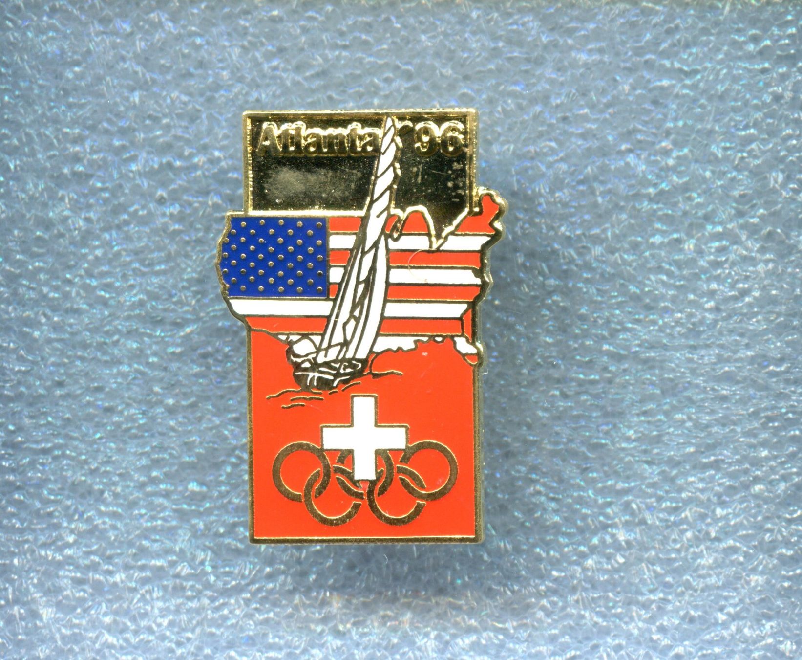 Placchette & Badge: Olympiade Atlanta '96  SEGELN – Usato da Winterthur venduto da Sammleroase