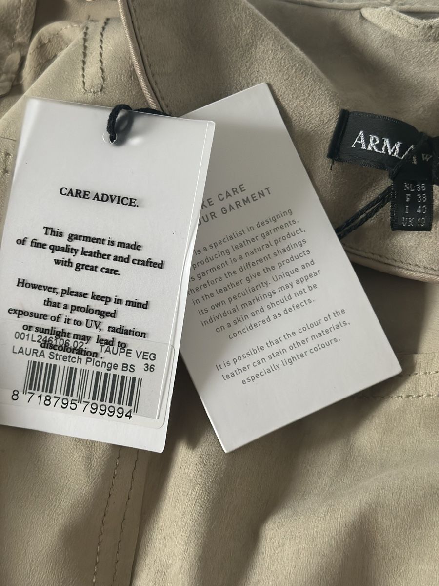 Camicette: Lederhemd lang, Jacke Gr. 36 - neu – Nuovo (secondo la descrizione) da Diepoldsau venduto da Soleil0425 3