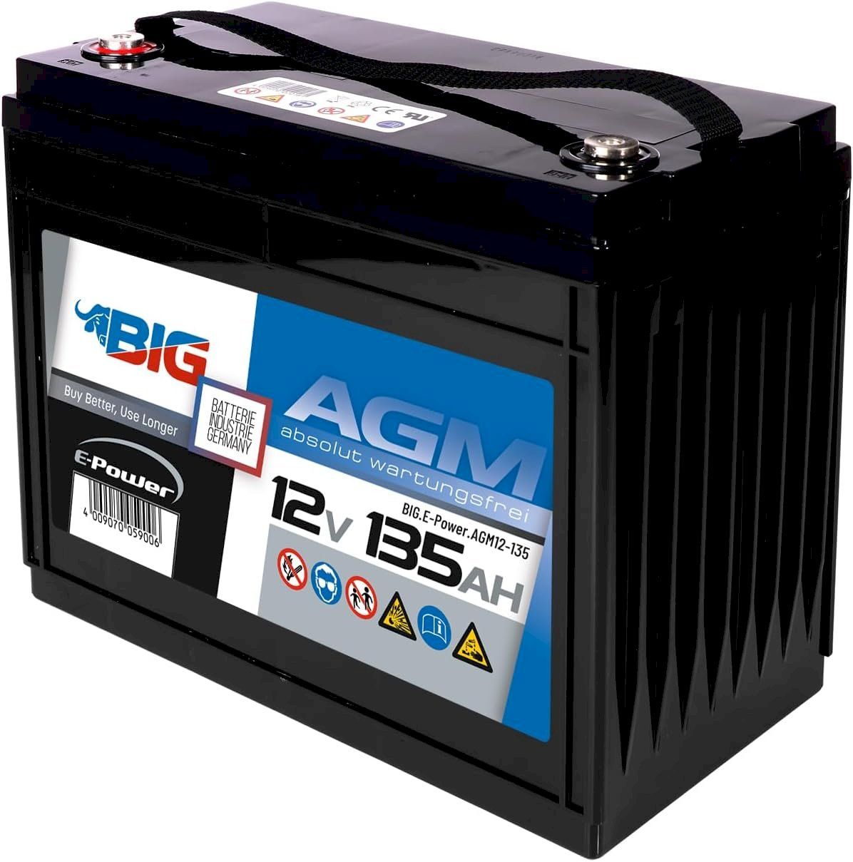 Batterien: BIG E-Power AGM 12V 135Ah – Neu und originalverpackt aus Bottighofen von zaap 2