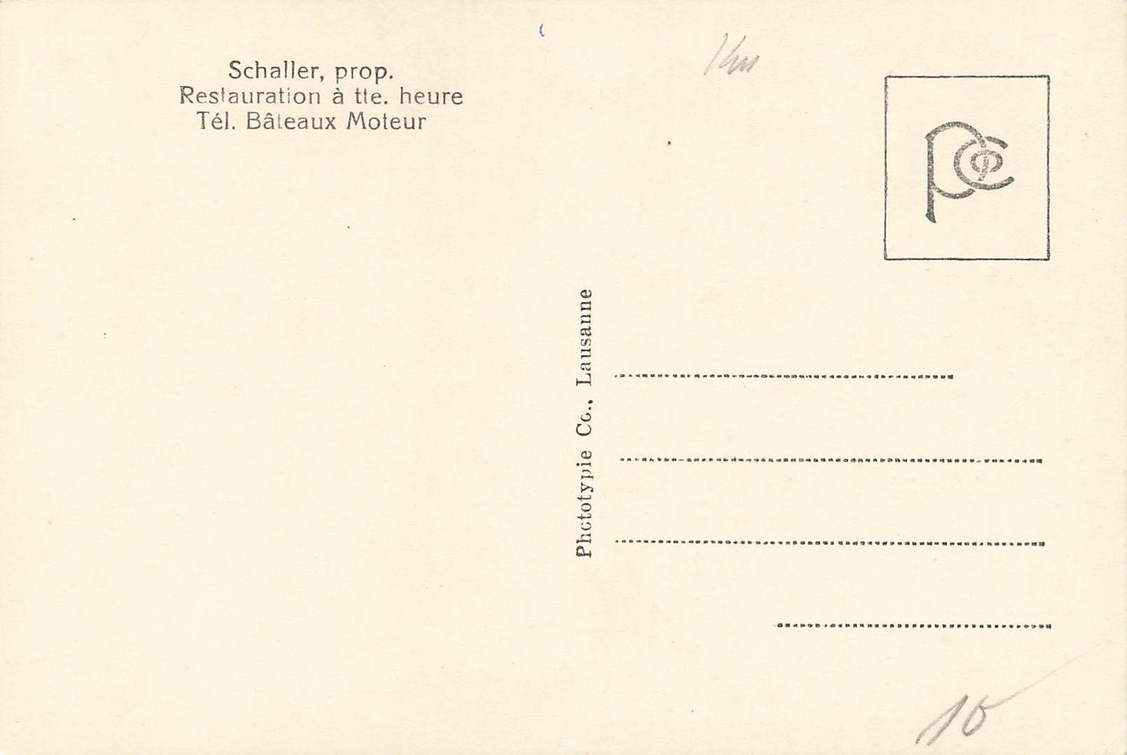 Cartoline postali: Hotel du saut du Doubs – Usato da Biasca venduto da Blenio71 1