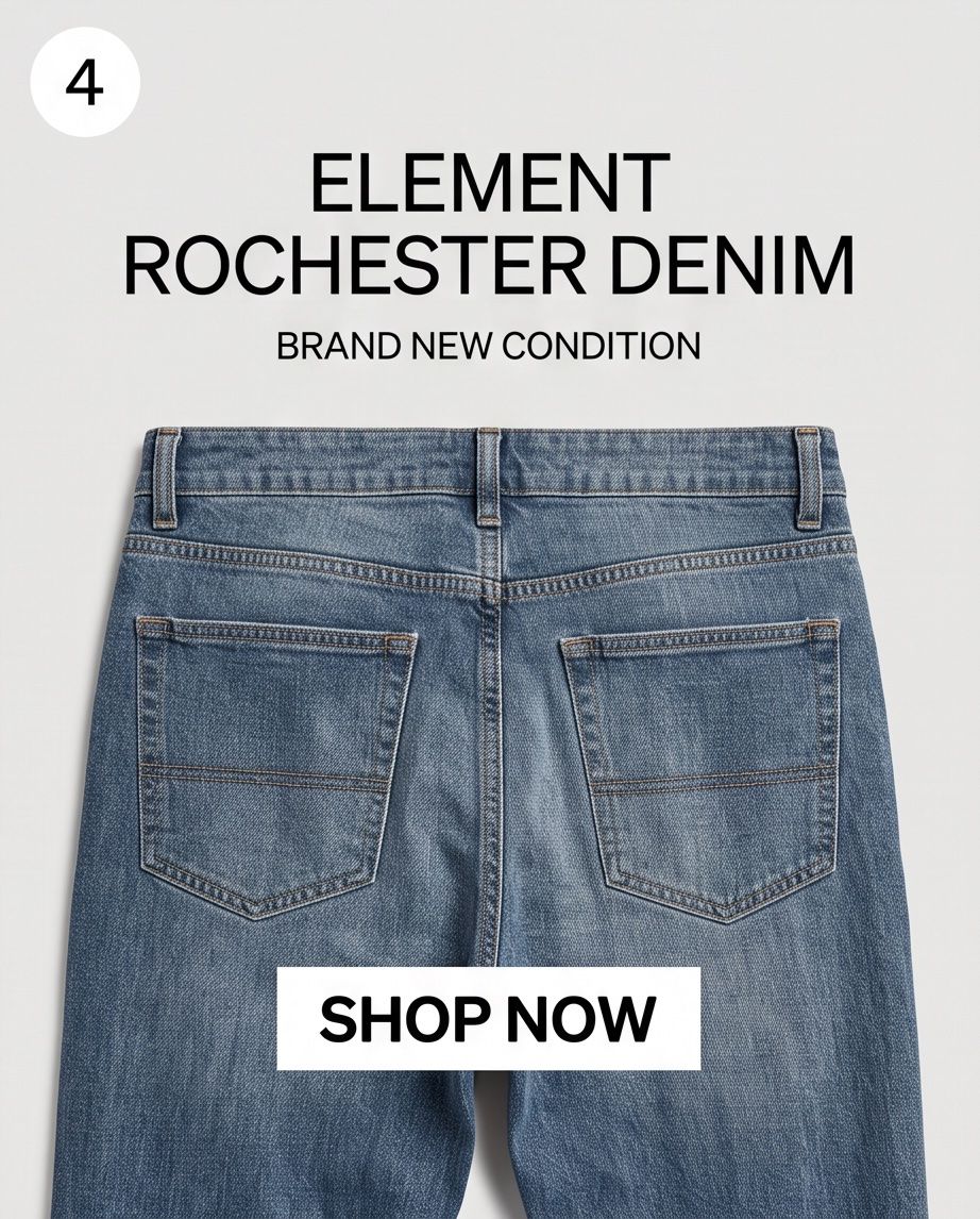 Element Jeans: Élément Rochester  jeans - neuf - taille 28/30 – Neuf (Voir description) à Vuisternens-Romont par gol_xp6p 3