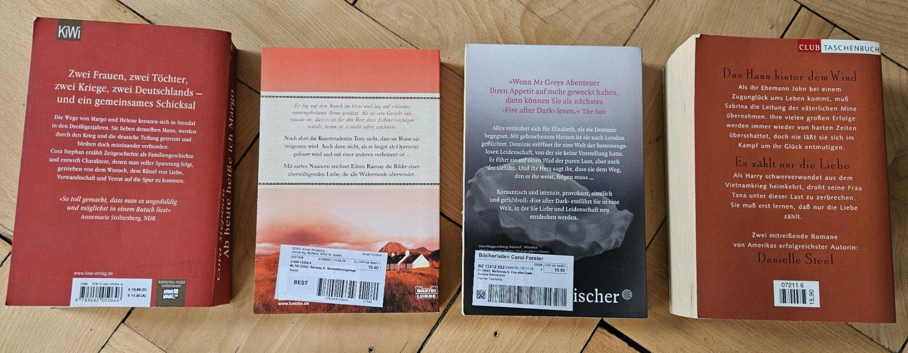 Libri: 21 Romane – Usato da St. Gallen venduto da Patrizia0711 2