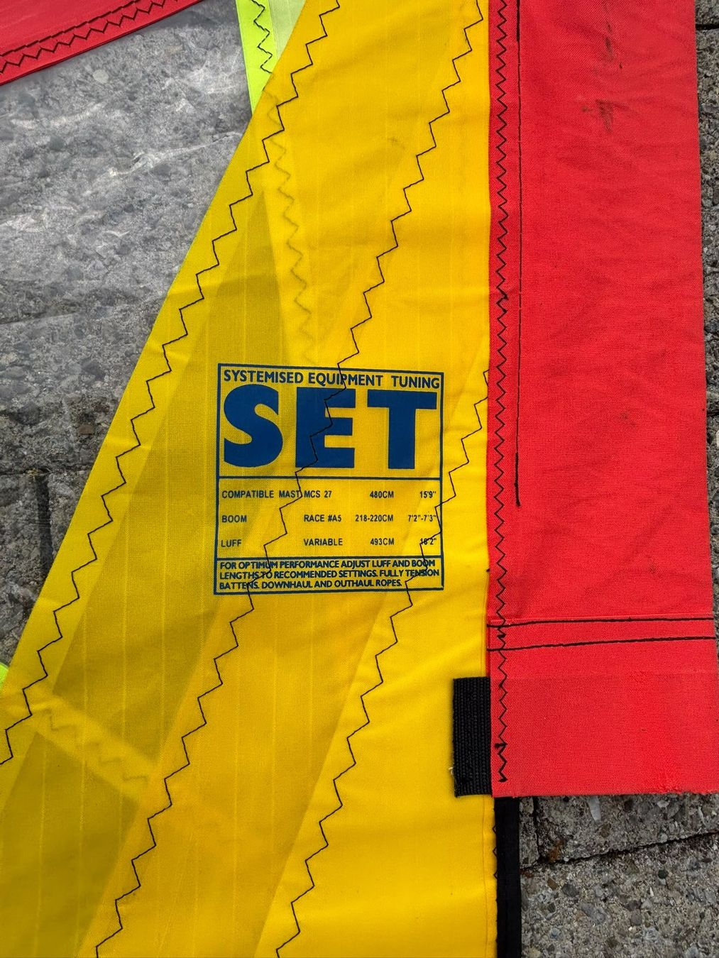 Surfen: Segel Gaastra SET Race 645 7.5 m2 – Gebraucht aus Perlen von Schaf09 1