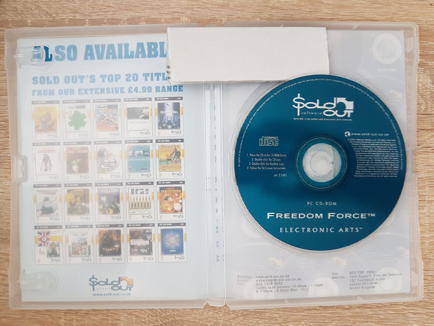 Spiele: Freedom Force - PC – Gebraucht aus Carouge GE von Franllo 2