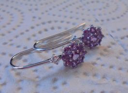 Echtschmuck: Amethyst-Silberohrhänger
