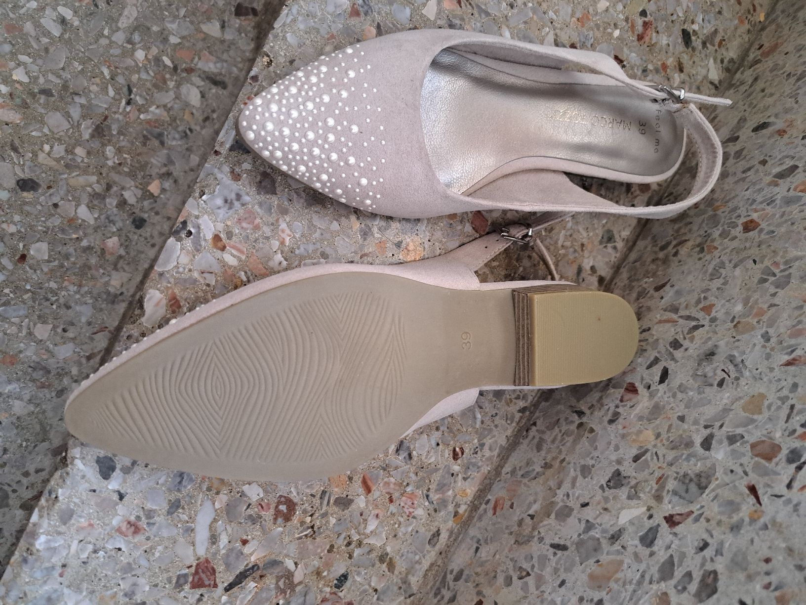 Scarpe da donna: Schuhe von Marco Tozzi beige Gr  39 mit Perlen – Nuovo (secondo la descrizione) da Zufikon venduto da Dysundas 3