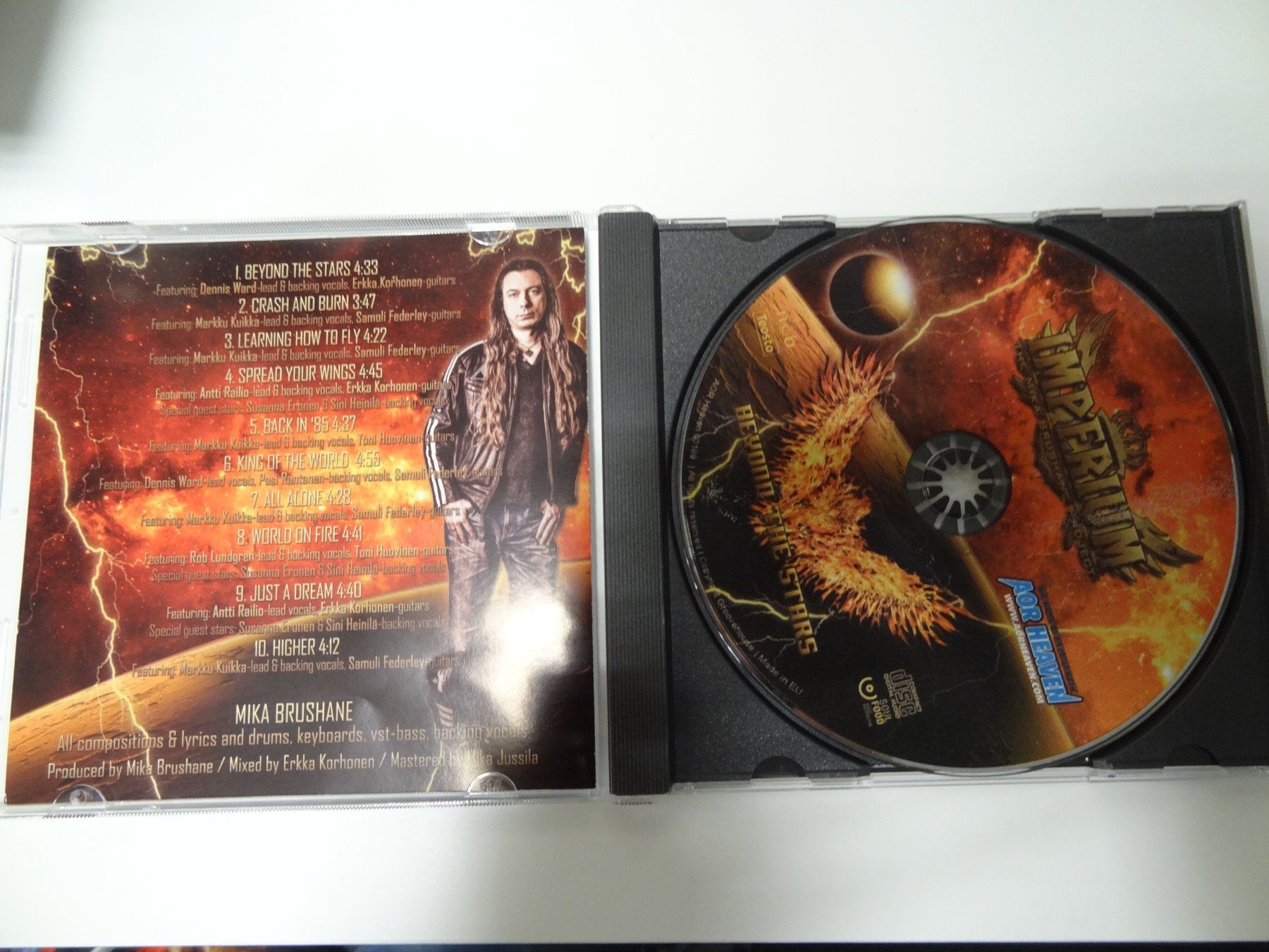 CD: Imperium "Beyond The Stars" CD Mika Brushane Project – Usato da luzern venduto da musicandart 2