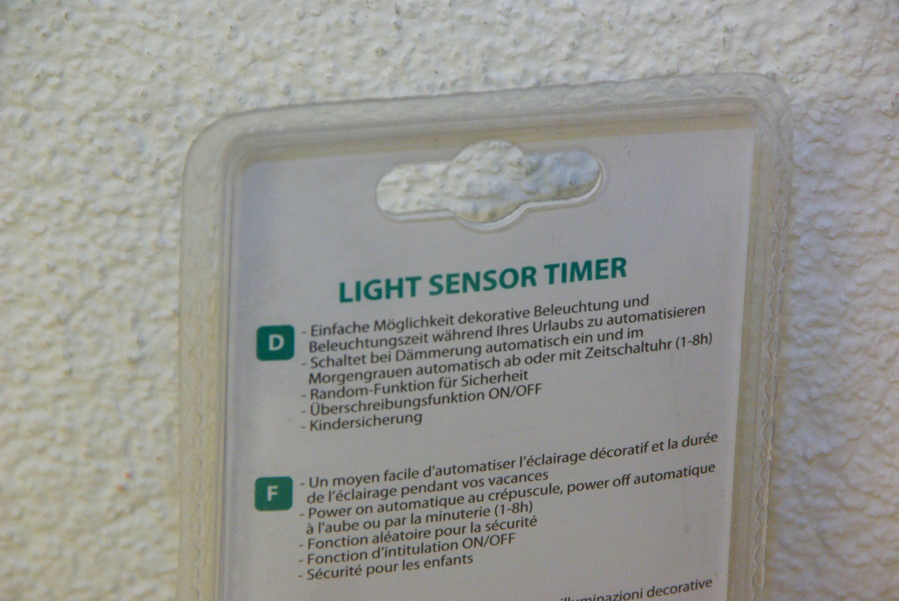 Spine: GA Licht Sensor  Timer in der OVP – Nuovo e nell'imballaggio originale da Herisau venduto da Cevianer1844 3