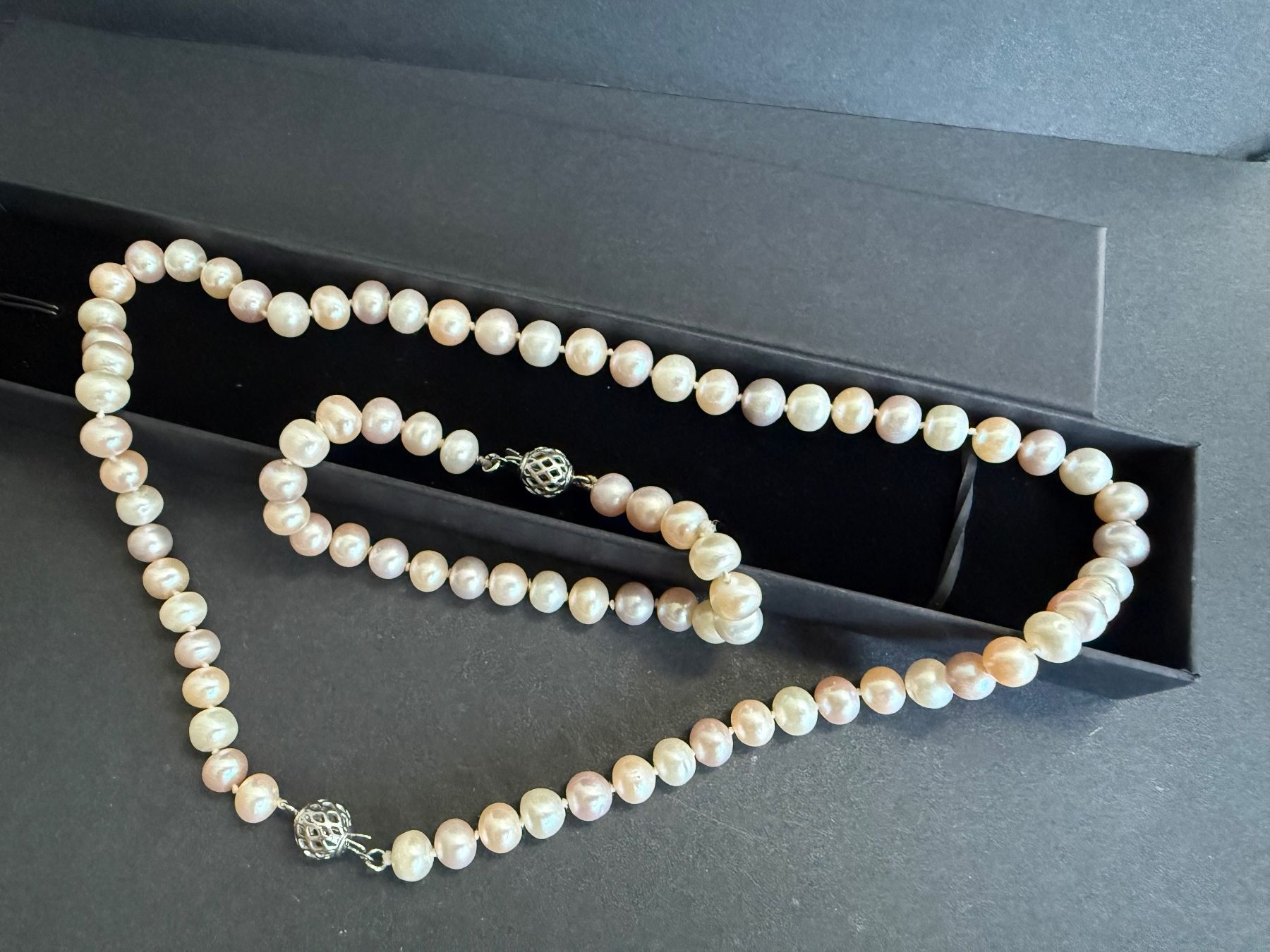 Catenine: Echte Perlen Kette mit Armband – Usato da Spiegel b. Bern venduto da Rogger72