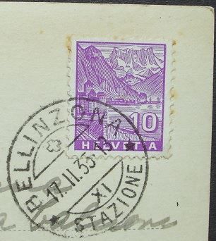 Ansichtskarten: BELLINZONA con Castelli Svitto e Uri – Gebraucht aus Jona von philajona 1