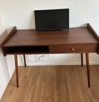 La Redoute Schreibtisch Sekretär Nussbaum vintage mid centur