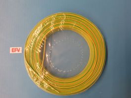 100m T-Draht 1.5mm2 grün gelb Installationsdraht H07V-U