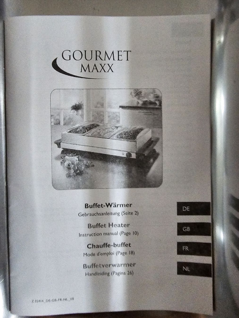 Büffets: Gourmet Maxx Buffet-Wärmer, Warmhalteplatte – Gebraucht aus Mels von WendySchumacher 2