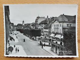 AK La Chaux-de-Fonds mit Tram