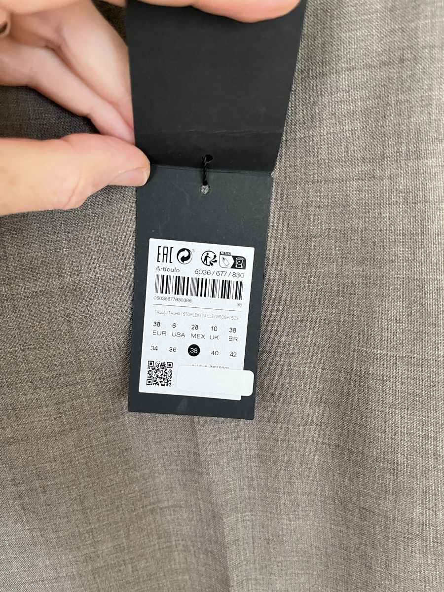 Massimo Dutti Pantaloni: Massimo Dutti Anzughose Gr.38 Wolle 100%, NEU – Nuovo e nell'imballaggio originale da Wädenswil venduto da Iana32 2