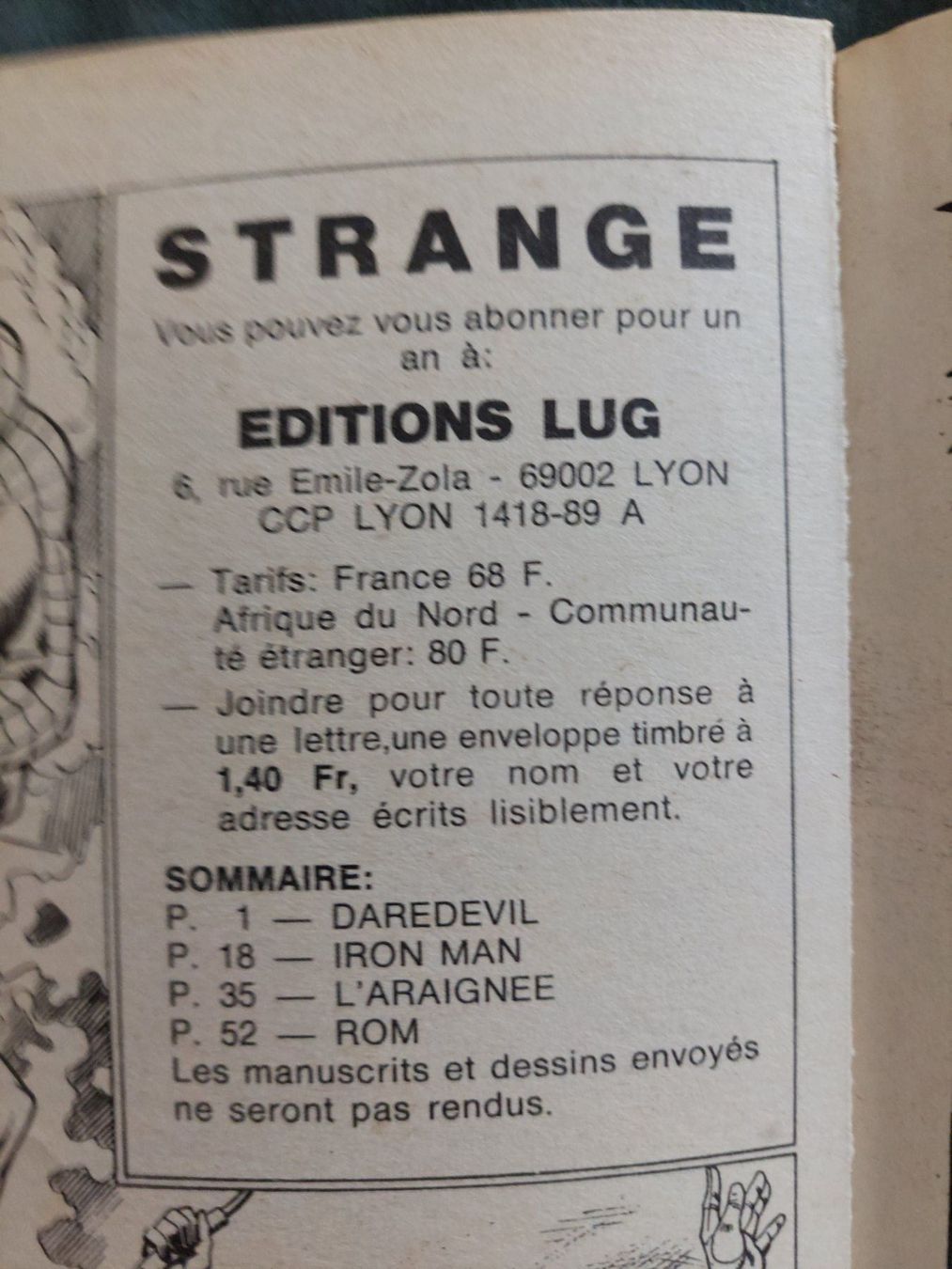 Fumetti: Strange No 136 Avril 1981 TBE – Usato da Genève venduto da Blu_BD 2