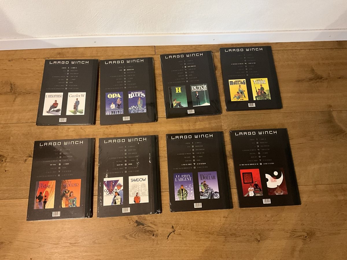 Fumetti: Largo Winch 1-8 Double Album – Nuovo e nell'imballaggio originale da Agriswil venduto da Ueli03 1