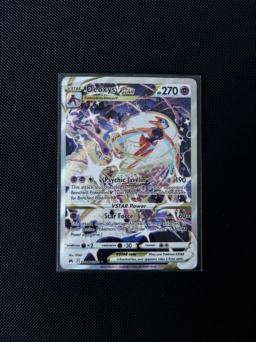 Pokémon Carte collezionabili: Deoxys Vstar GG46/GG70 – Nuovo (secondo la descrizione) da Cham venduto da stellarsky