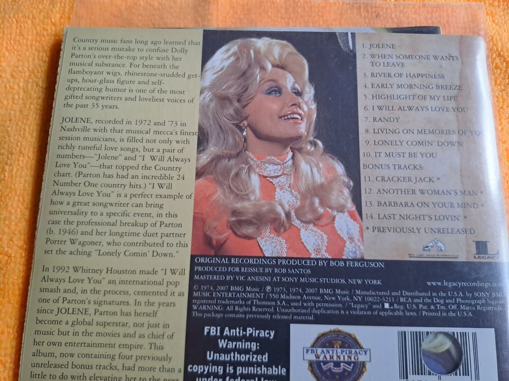 CD Dolly Parton Jolene | Kaufen Auf Ricardo