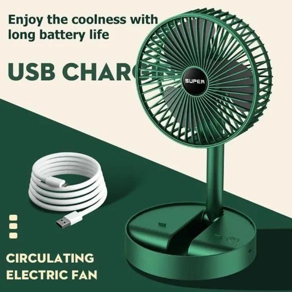 Ventilatoren: Mini Stand-Ventilator, USB wiederaufladbar, weiss – Neu und originalverpackt aus Bad Ragaz von ejukova 1