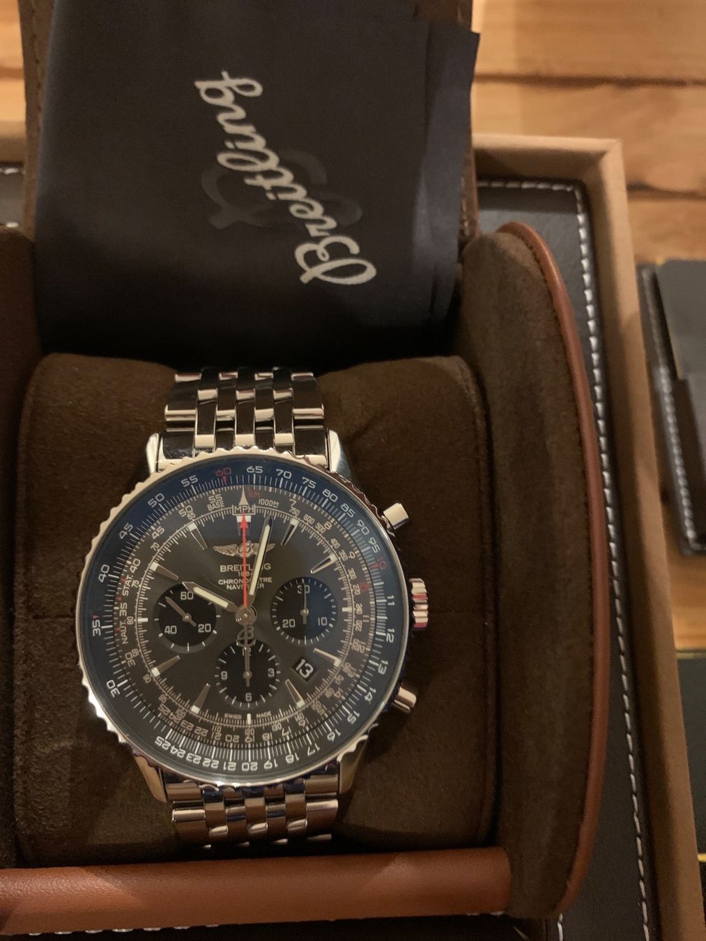 Breitling Orologi: Breitling Navitimer limited Edition mit Garantie bis 2026 – Nuovo (secondo la descrizione) da Sisseln AG venduto da Gommibaerli87 2