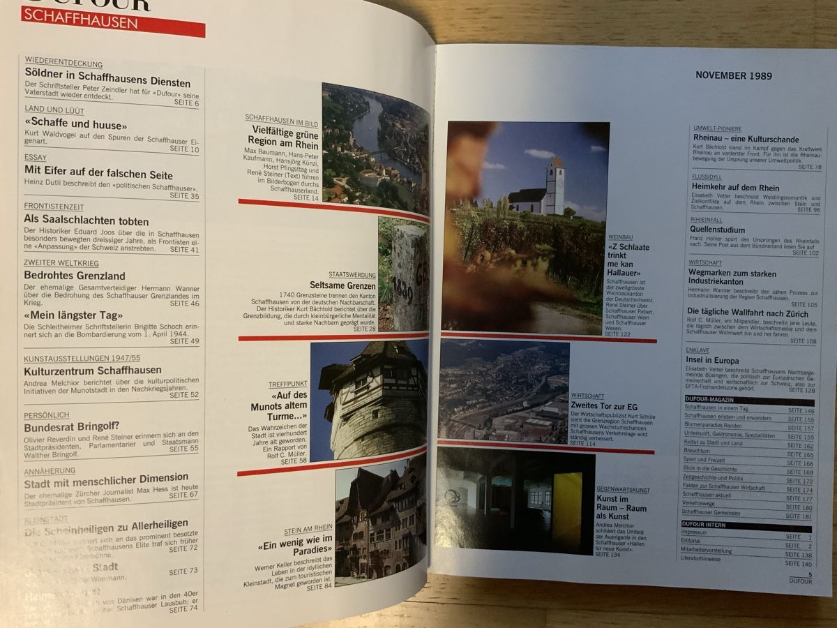 Zeitschriften & Magazine: Zeitschrift DUFOUR SCHAFFHAUSEN Nr. 1 – Neu (gemäss Beschreibung) aus Frauenfeld von CSM71 1