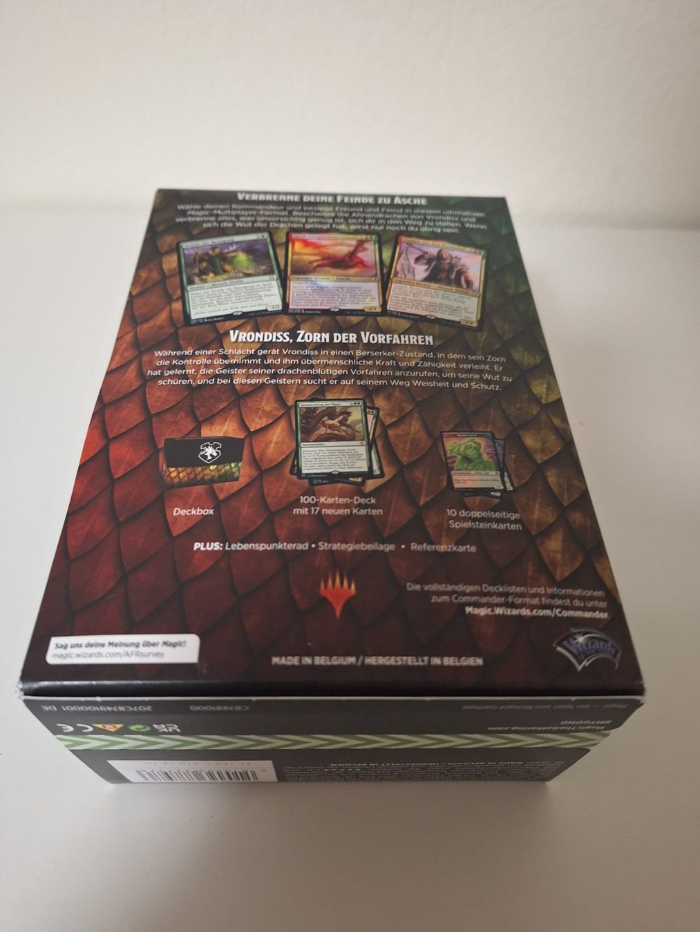 Magic The Gathering Sammelbilder & Trading cards: MtG - Forgotten Realms Commander Deck: Draconig Rage | DE – Neu und originalverpackt aus Horw von Starblind 1