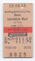 Schiff-Kombi Billette Bern - Interlaken West