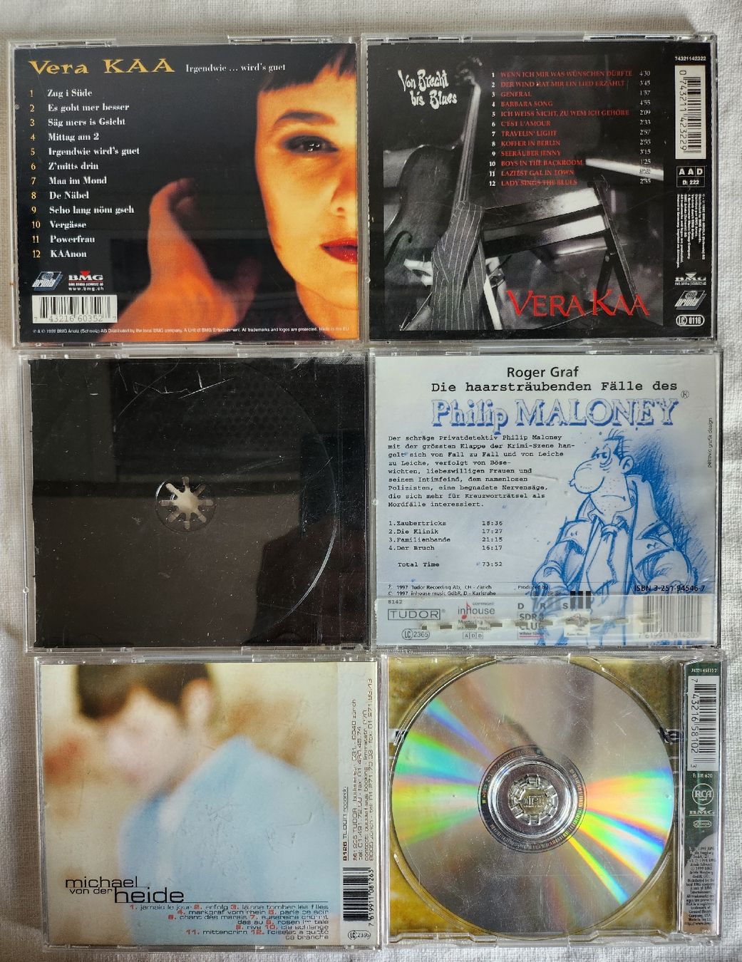CD: CD Konvolut mit Vera Kaa, Michael v.d. Heide, 3P u.a. – Usato da Zürich venduto da BAENZERINO 1