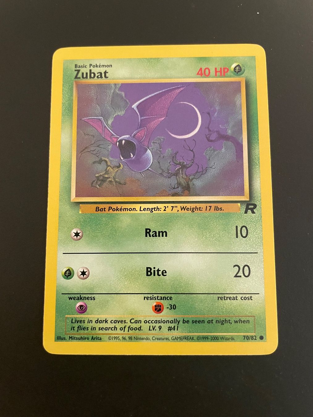 Pokémon Carte collezionabili: Zubat 70/82 Team Rocket – Usato da Zürich venduto da pokemon_cards
