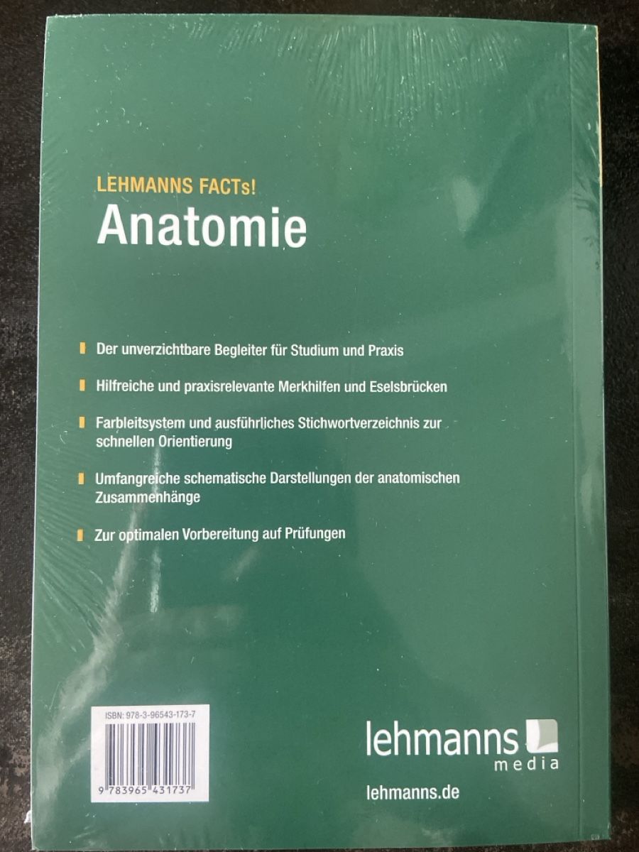 Bücher: Lehmann Anatomie Buch – Neu und originalverpackt aus Luzern von lmlngr 1
