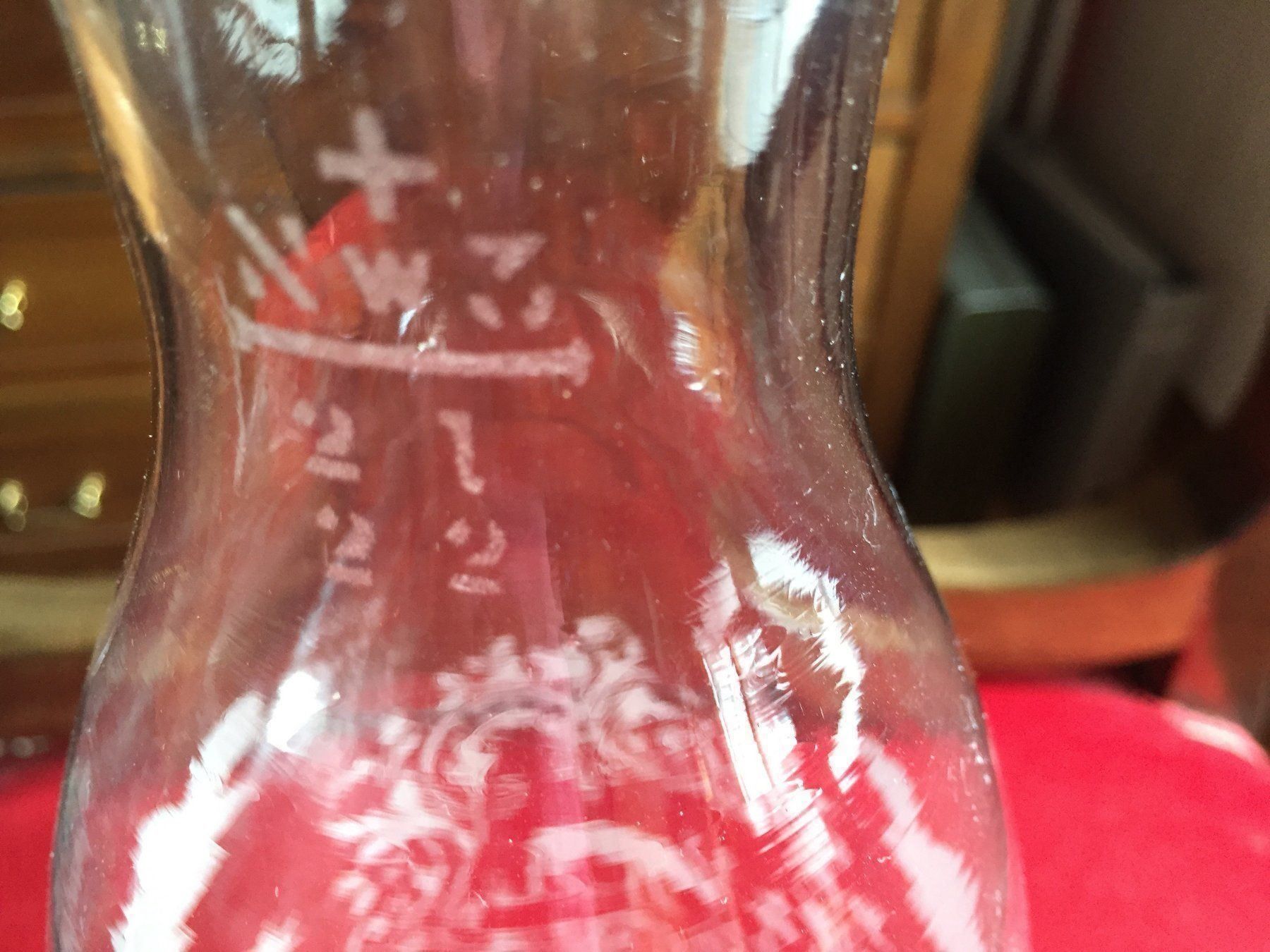 Flaconi: Flacon 2litres de 1922 décoré – Usato da Ste-Croix venduto da BuffetSC 1
