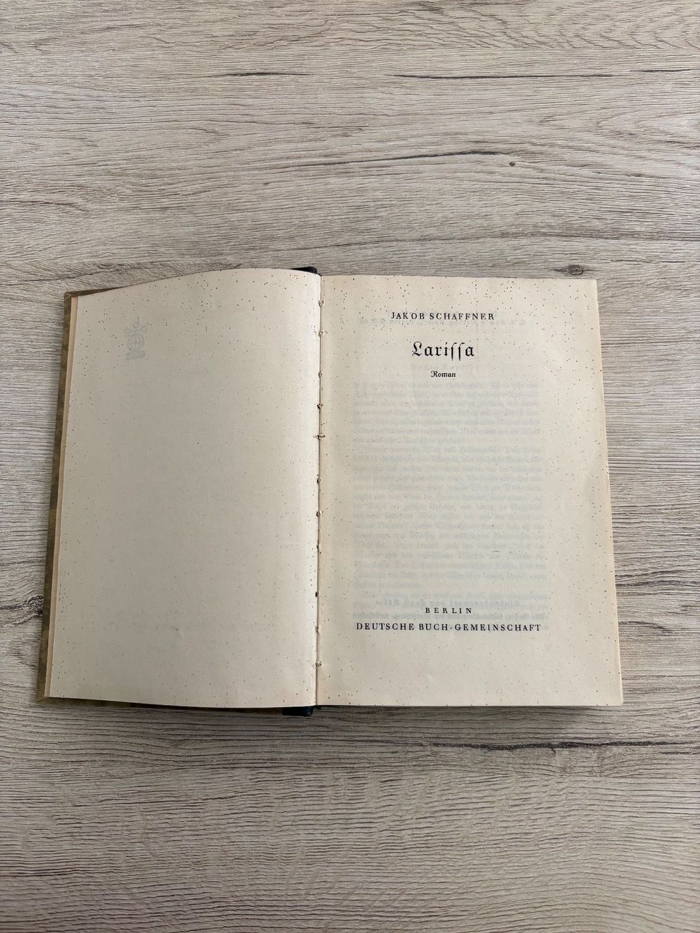 Libri: Antikes Buch von Jakob Schaffner – Usato da Recherswil venduto da reni037 3