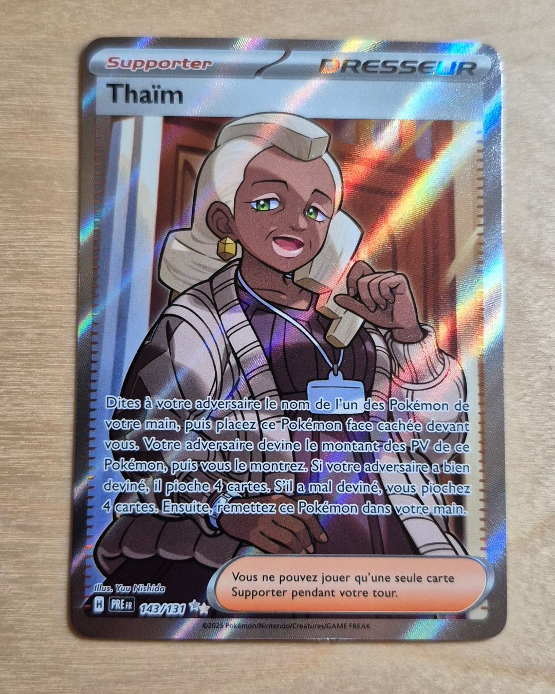 Pokémon Carte collezionabili: Thaïm 143/131 FA PRE FR Pokemon Evolutions Prismatiques – Usato da Grand-Lancy venduto da luc111